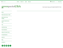 Tablet Screenshot of greenpacksusa.com
